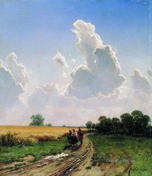 Ivan Ivanovich Shishkin Werke - Mittags Vororte von moscow bratsevo 1866 klassische Landschaft Ivan Ivanovich